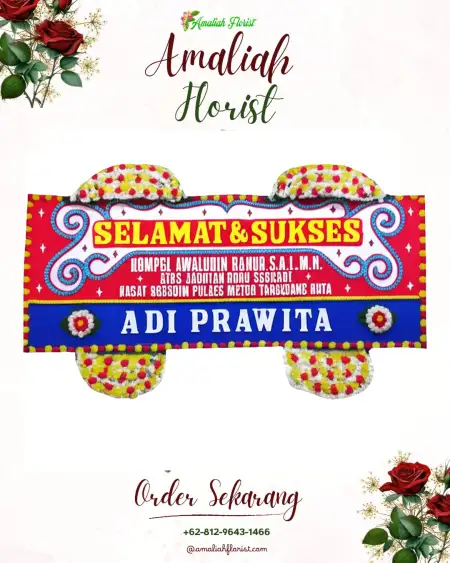 Papan Bunga Ucapan Selamat Sunsang
